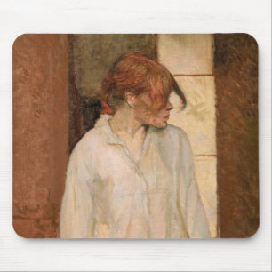 Toulouse-Lautrec - A Montrouge, Rosa La Rouge Mouse Pad