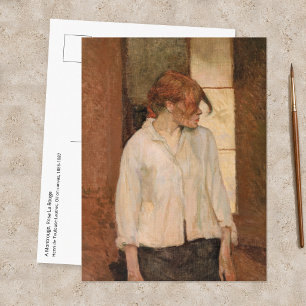 Toulouse-Lautrec - A Montrouge, Rosa La Rouge Postcard