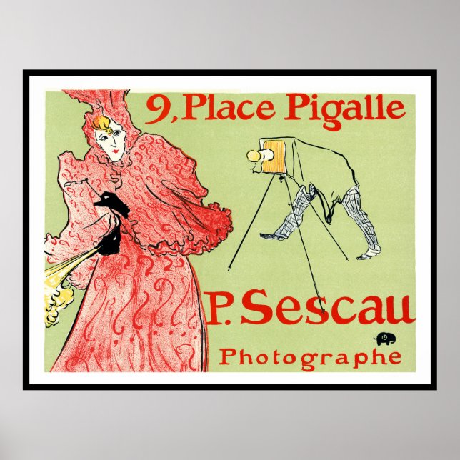 Toulouse-Lautrec  Advertising Poster Print (Front)