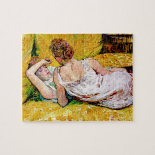 Toulouse-Lautrec Art Puzzle: Two Friends Jigsaw Puzzle