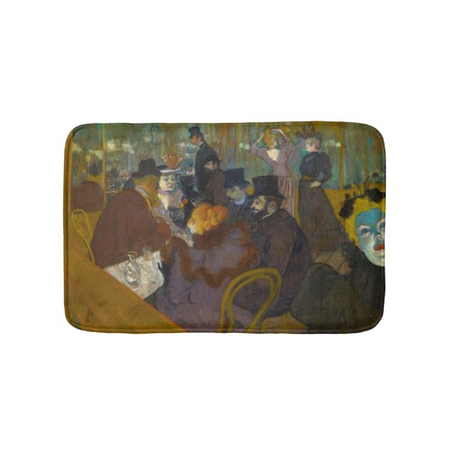Toulouse-Lautrec - At the Rouge Bath Mat (Front)