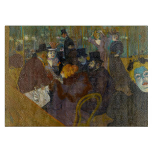 Toulouse-Lautrec - At the Rouge Cutting Board