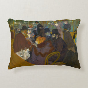 Toulouse-Lautrec - At the Rouge Decorative Cushion