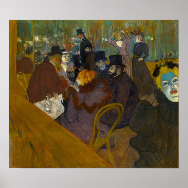Toulouse-Lautrec - At the Rouge Poster (Front)