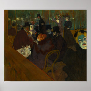 Toulouse-Lautrec - At The Rouge Poster