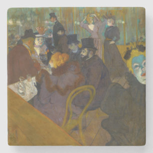 Toulouse-Lautrec - At the Rouge Stone Coaster