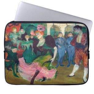 Toulouse-Lautrec - At the Rouge, The Dance Laptop Sleeve