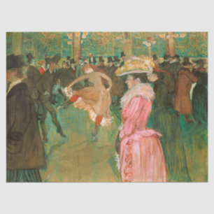 Toulouse-Lautrec - At the Rouge, The Dance Tissue Paper