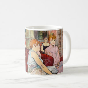 Toulouse-Lautrec - At the Salon, rue des Moulins Coffee Mug