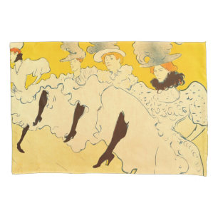 Toulouse-Lautrec Dancing Girls Poster Pillowcase