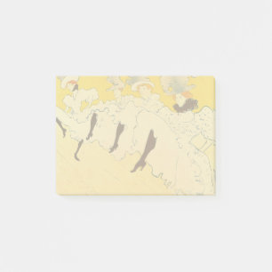 Toulouse-Lautrec Dancing Girls Poster Post-it Notes
