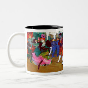 Toulouse Lautrec Dancing the Bolero Two-Tone Coffee Mug