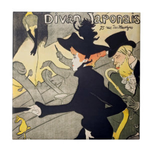 Toulouse-Lautrec - Divan Japonais Ceramic Tile