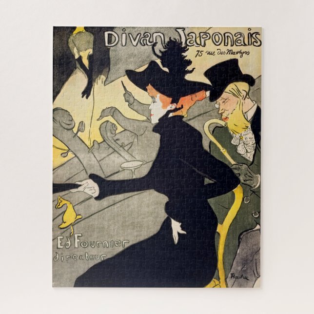 Toulouse-Lautrec - Divan Japonais Jigsaw Puzzle (Vertical)