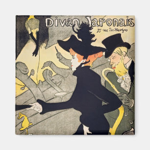 Toulouse-Lautrec - Divan Japonais Magnet