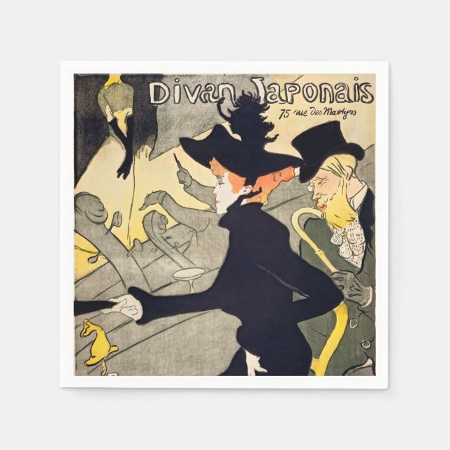 Toulouse-Lautrec - Divan Japonais Napkin (Front)