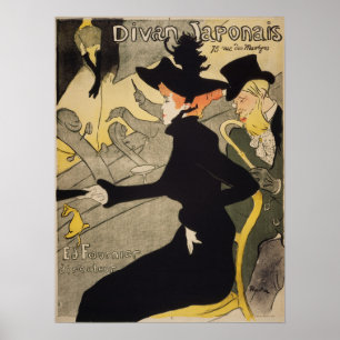 Toulouse-Lautrec - Divan Japonais Poster