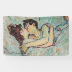 Toulouse-Lautrec - In Bed, The Kiss Banner