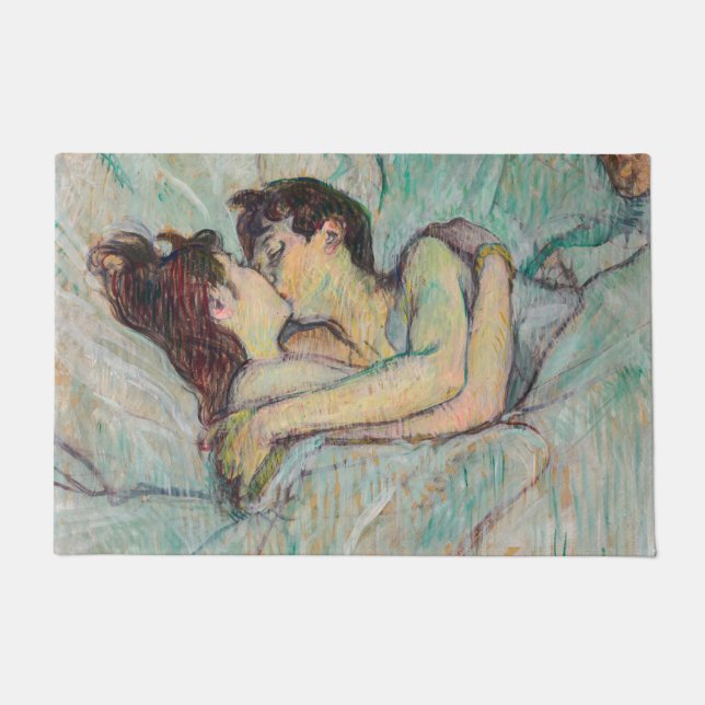 Toulouse-Lautrec - In Bed, The Kiss Doormat (Front)