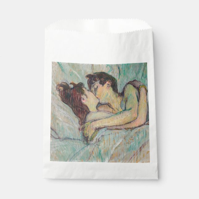Toulouse-Lautrec - In Bed, The Kiss Favour Bag (Front)