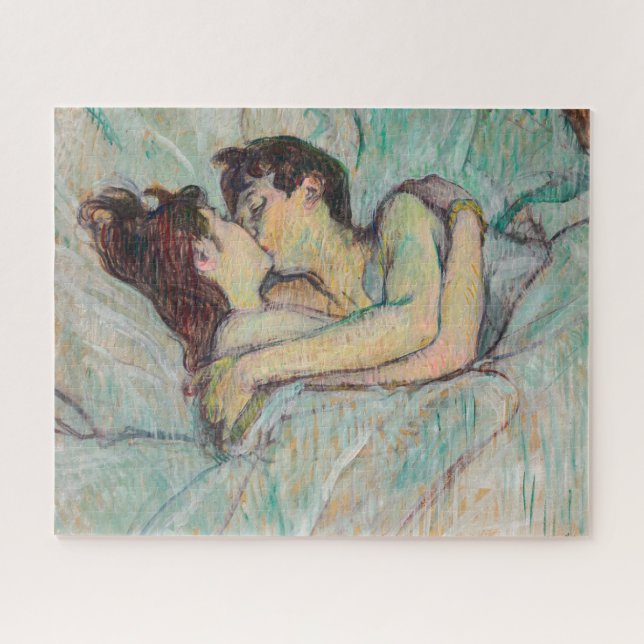 Toulouse-Lautrec - In Bed, The Kiss Jigsaw Puzzle (Horizontal)