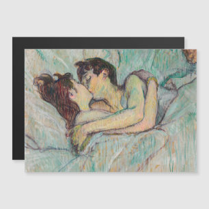 Toulouse-Lautrec - In Bed, The Kiss Magnetic Card