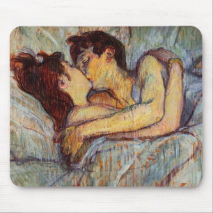 Toulouse-Lautrec In Bed The Kiss Mouse Pad