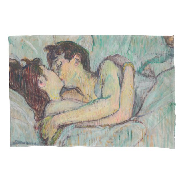 Toulouse-Lautrec - In Bed, The Kiss Pillowcase (Front)