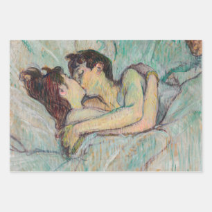 Toulouse-Lautrec - In Bed, The Kiss Wrapping Paper Sheet