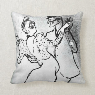 Toulouse-Lautrec: La Goulue and Valentin, Waltz Cushion