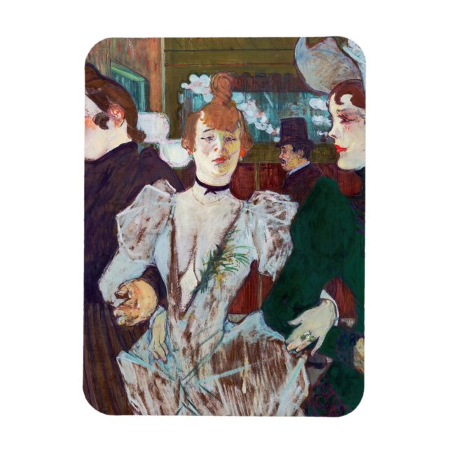 Toulouse-Lautrec - La Goulue Arriving at the Rouge Magnet (Vertical)
