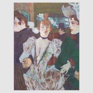 Toulouse-Lautrec - La Goulue Arriving at the Rouge Tissue Paper