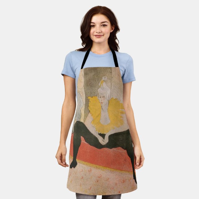 Toulouse-Lautrec - Mademoiselle Cha-u-kao Seated Apron (Worn)