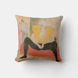 Toulouse-Lautrec - Mademoiselle Cha-u-kao Seated Cushion