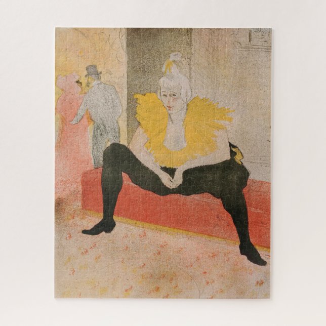 Toulouse-Lautrec - Mademoiselle Cha-u-kao Seated Jigsaw Puzzle (Vertical)