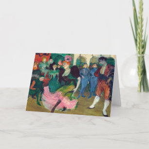 Toulouse-Lautrec - Marcelle Lender, Dancing Bolero Card