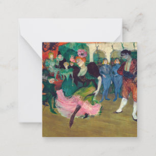 Toulouse-Lautrec - Marcelle Lender, Dancing Bolero Card