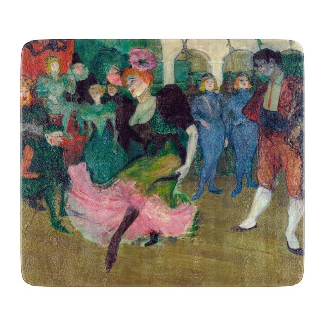 Toulouse-Lautrec - Marcelle Lender, Dancing Bolero Cutting Board (Front)
