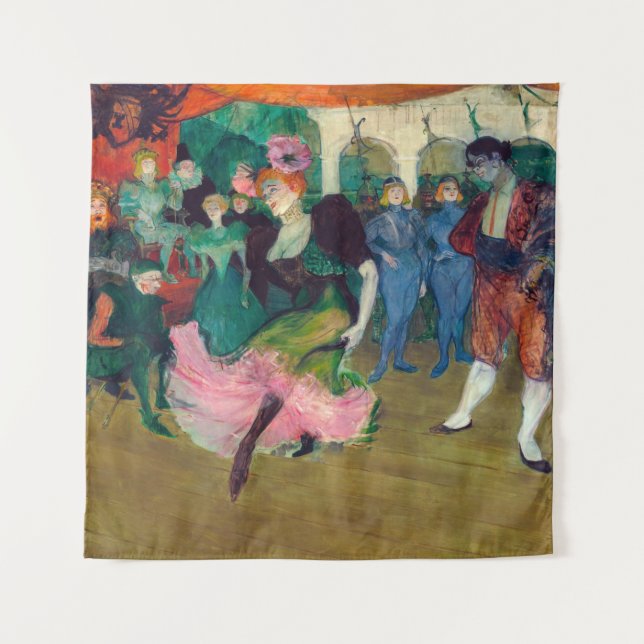 Toulouse-Lautrec - Marcelle Lender, Dancing Bolero Tapestry (Front)