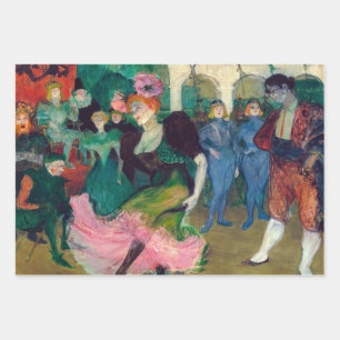 Toulouse-Lautrec - Marcelle Lender, Dancing Bolero Wrapping Paper Sheet