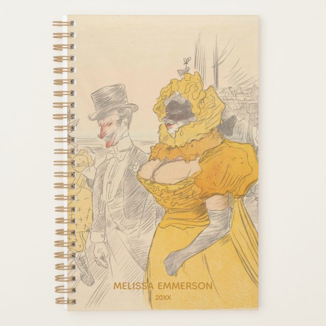 Toulouse-Lautrec, Masquerade Ball, Personalised Planner (Front)