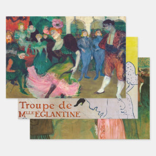 Toulouse-Lautrec - Masterpieces Selection Wrapping Paper Sheet