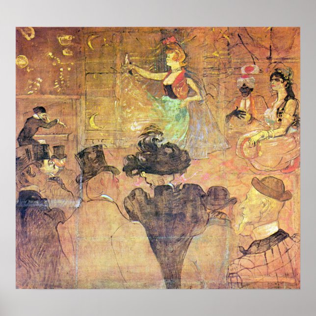 Toulouse-Lautrec - Mauri Dance Poster (Front)