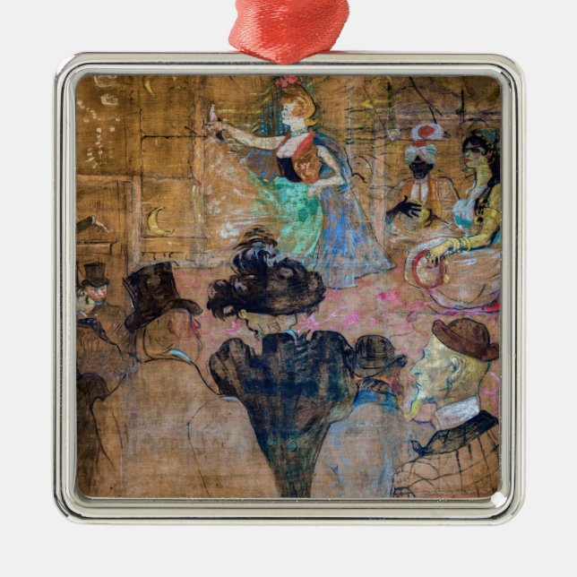 Toulouse-Lautrec - Moorish Dance / The Almehs Metal Ornament (Front)