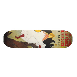 Toulouse Lautrec Poster Art Skateboard