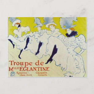 Toulouse Lautrec poster Postcard