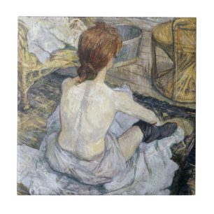 Toulouse-Lautrec - Rousse / La Toilette Ceramic Tile