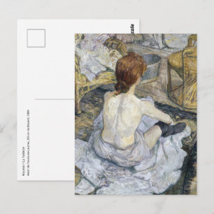 Toulouse-Lautrec - Rousse / La Toilette Postcard