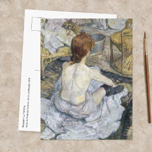 Toulouse-Lautrec - Rousse / La Toilette Postcard