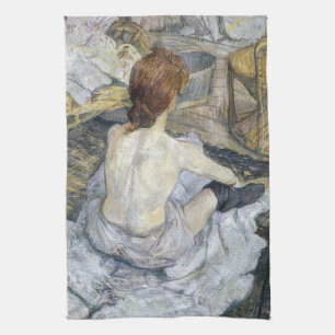Toulouse-Lautrec - Rousse / La Toilette Tea Towel